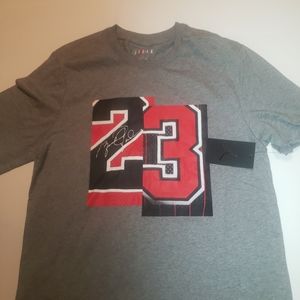 AUTHENTIC NIKE AIR JORDAN SLASH T SHIRT Grey